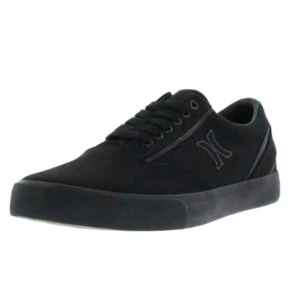 Hurley 8 Sneaker Men Arlo Canvas Lace-up Casual Shoes Classic Black Athleisure - Picture 4 of 16